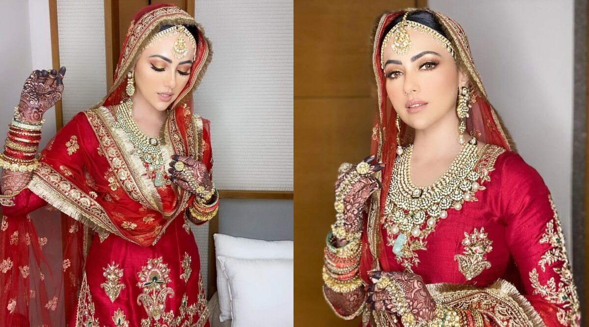 Sana Khan Walima Look: शादी के बाद सना खान ने शेयर किया अपना वलीमा लुक