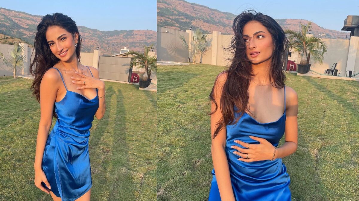 Palak Tiwari Sexy Video Photos: ब्लू कलर की शॉर्ट ड्रेस में पलक तिवारी ने दिखाई हॉट अदाएं, खूबसूरती कर देगी घायल