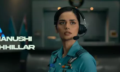 एरियल फिल्म ऑपरेशन वैलेंटाइन में रडार ऑफिसर के रूप में मानुषी छिल्लर के करियर ने उड़ान भरी!