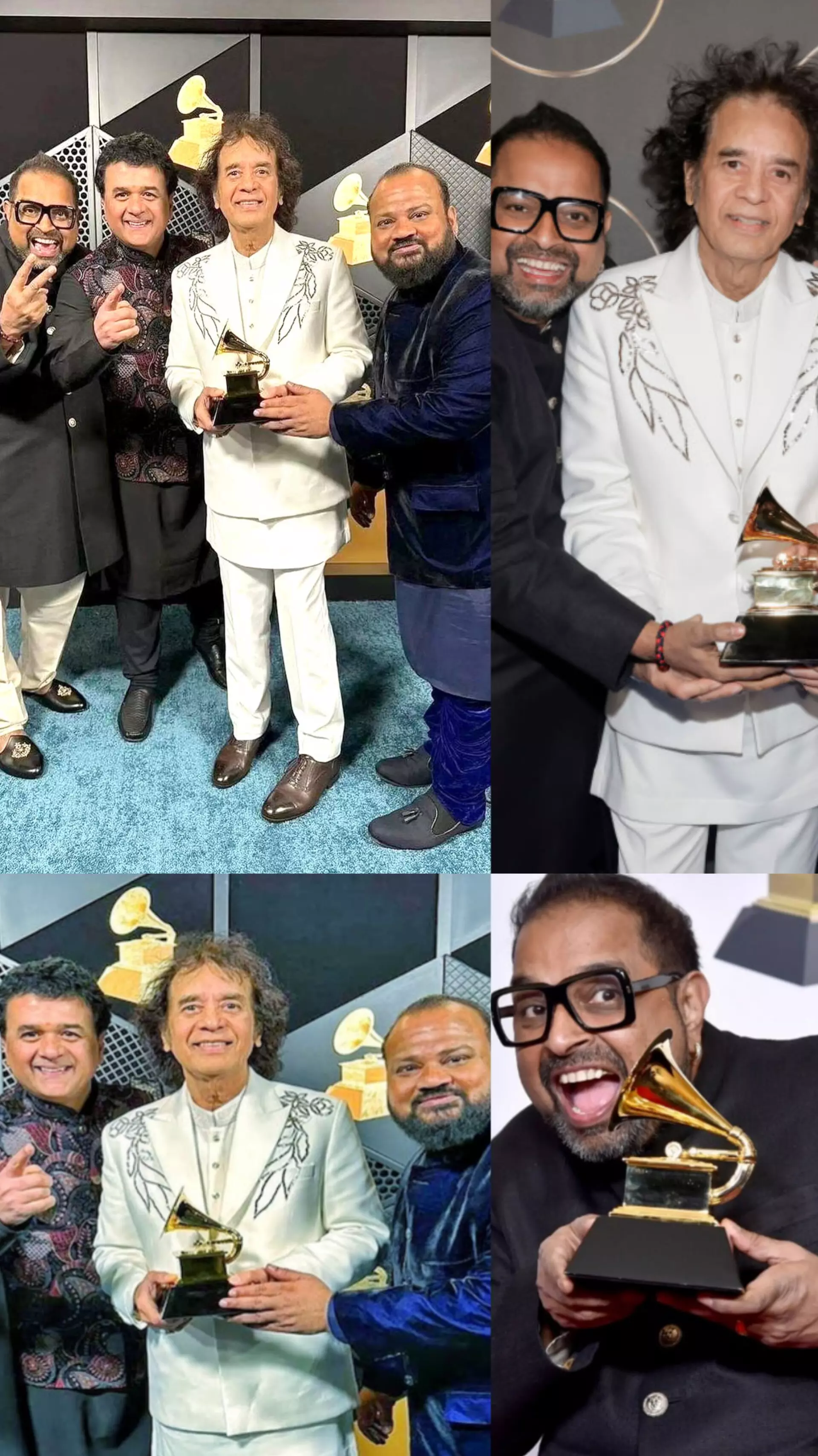 Grammy Awards 2024: भारत का शानदार प्रदर्शन, जाकिर हुसैन समेत कई कलाकारों ने जीता पुरस्कार Grammy Awards 2024: भारत का शानदार प्रदर्शन, जाकिर हुसैन समेत कई कलाकारों ने जीता पुरस्कार