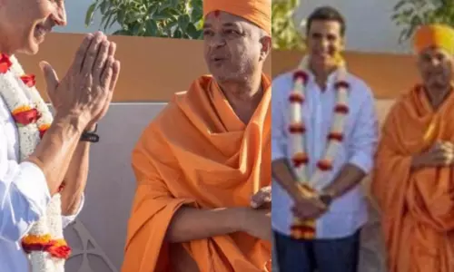 अबू धाबी के BAPS मंदिर में उमड़ी भक्तों की भीड़, अक्षय कुमार ने भी किए दर्शन