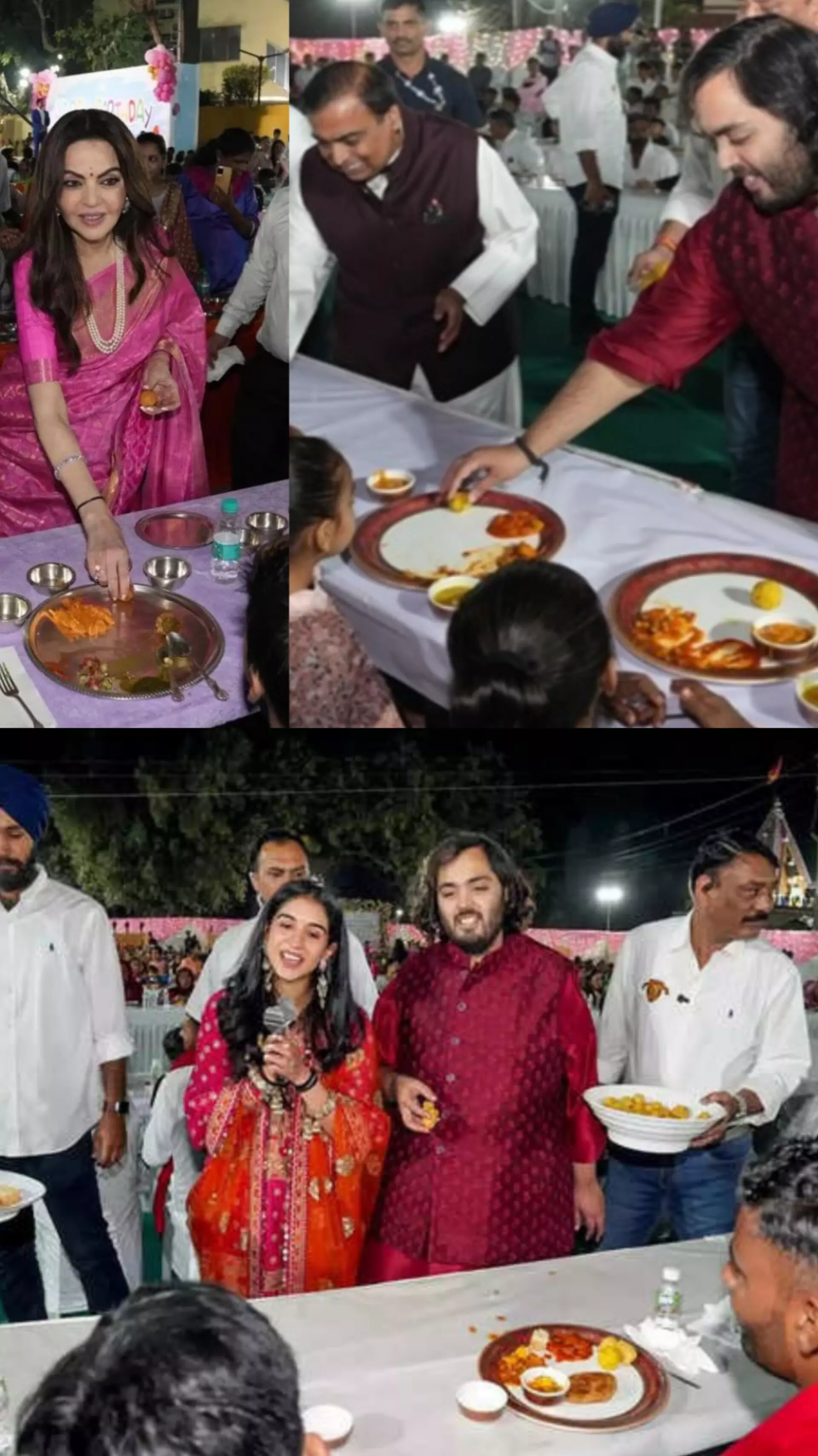 अंबानी परिवार ने अन्न सेवा से शुरू की अनंत-राधिका की शादी की रस्में अंबानी परिवार ने अन्न सेवा से शुरू की अनंत-राधिका की शादी की रस्में