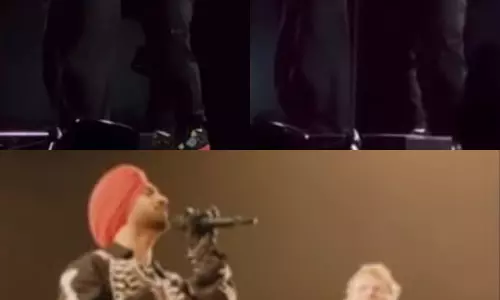 एड शीरन ने मुंबई में दिलजीत दोसांझ के साथ पंजाबी गाना गाकर दर्शकों को किया मंत्रमुग्ध