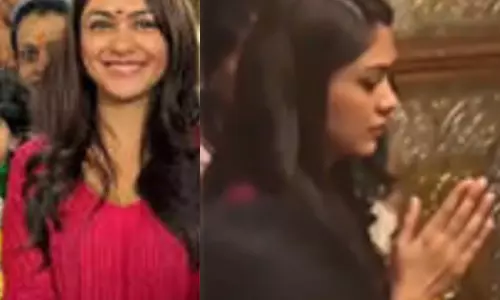 मृणाल ठाकुर ने फैमिली स्टार की रिलीज से पहले लिया भगवान का आशीर्वाद