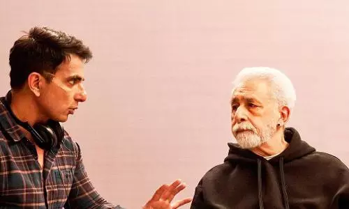 सोनू सूद ने फतेह के सेट से नसीरुद्दीन शाह के साथ बीटीएस तस्वीरें साझा कीं