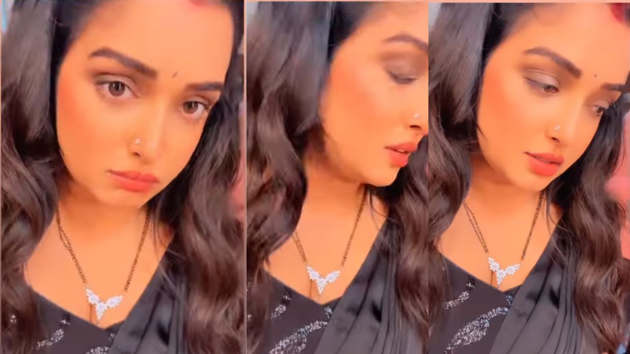 Amrapali Dubey Video: Amrapali Dubey राजा जी से शर्माती हैं- कंगन कैसे निकालें Amrapali Dubey Video: Amrapali Dubey राजा जी से शर्माती हैं- कंगन कैसे निकालें