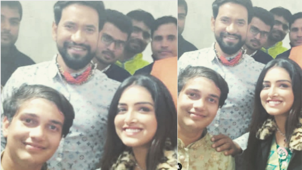 Aditya Yadavs birthday: Amrapali Dubey ने दी Nirhua के बेटे को जन्मदिन की बधाई, शेयर की प्यारी सी तस्वीर Aditya Yadavs birthday: Amrapali Dubey ने दी Nirhua के बेटे को जन्मदिन की बधाई, शेयर की प्यारी सी तस्वीर