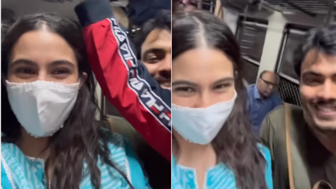 लोकल ट्रेन और रिक्शा चला रहीं बॉलीवुड एक्ट्रेस Sara Ali Khan, देखें वीडियो लोकल ट्रेन और रिक्शा चला रहीं बॉलीवुड एक्ट्रेस Sara Ali Khan, देखें वीडियो