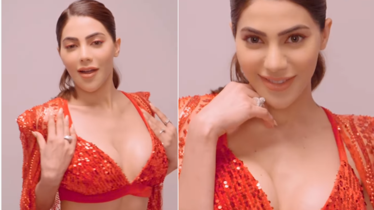 Nikki Tamboli Hot Video: Nikki Tamboli के रेड हॉट अवतार ने उड़ाए लोगों के पसीने, देखिए ये वीडियो