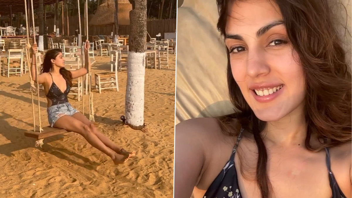 Rhea Chakraborty ने सिजलिंग ब्लैक ब्रालेट पहन झूले का उठाया आनंद, यूजर्स ने दी ऐसी प्रतिक्रिया Rhea Chakraborty ने सिजलिंग ब्लैक ब्रालेट पहन झूले का उठाया आनंद, यूजर्स ने दी ऐसी प्रतिक्रिया